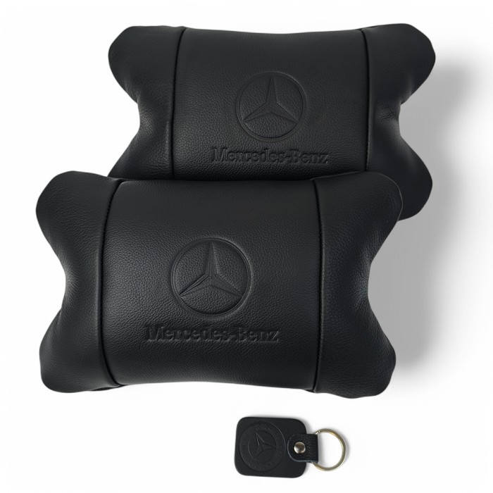 Подушки для підголівників в машину Mercedes-Benz, Подушка дорожня для шиї, Подушка з логотипом бренду JA-28