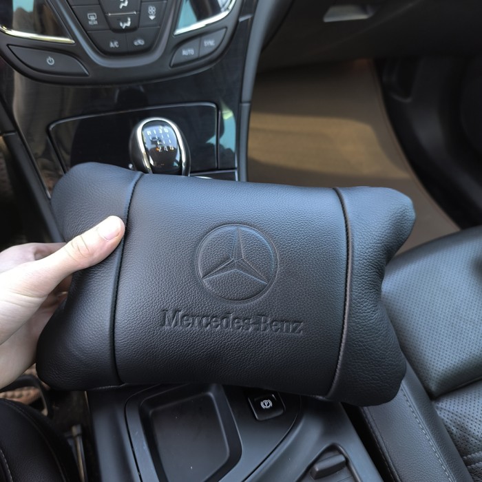 Подушки для підголівників в машину Mercedes-Benz, Подушка дорожня для шиї, Подушка з логотипом бренду JA-28