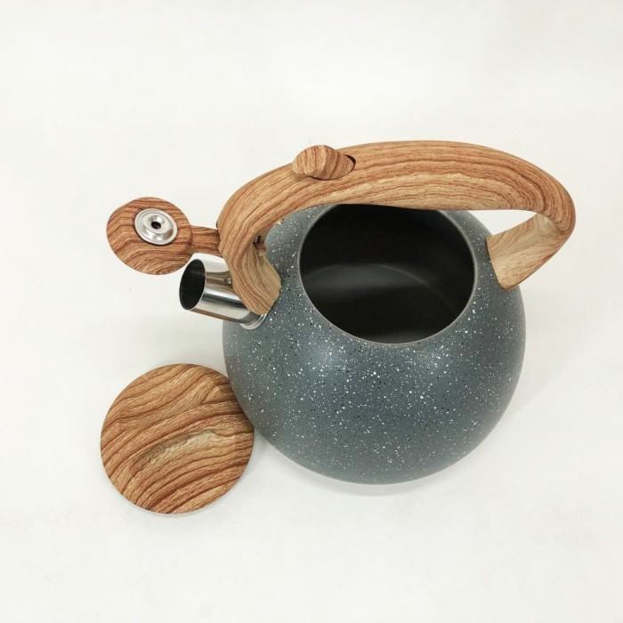 Чайник з нержавіючої сталі з пищалкою Unique UN-5306 2, 7л, Чайник зі свистком для електричної плити XW-99