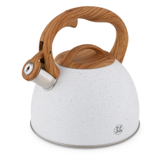 Звичайний чайник на газову плиту Unique, Чайник з ергономічною ручкою зі свистком з важким дном DN-14