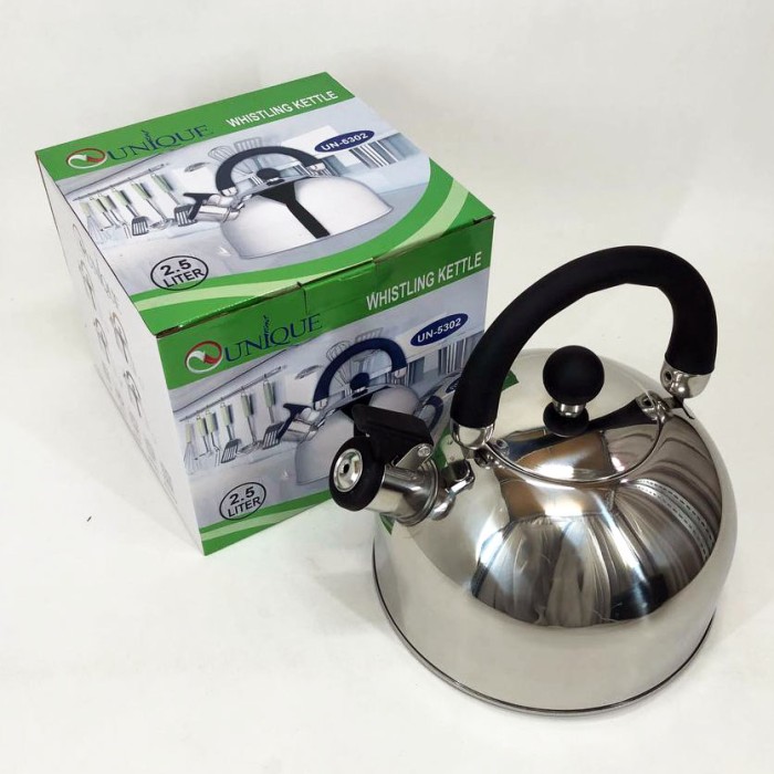 Гарний чайник для газової плити, Чайник зі свистком для кип'ятіння зі свистком електроплити ID-52