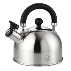 Чайник для плити зі свистком для чаю Unique, Якісний металевий чайник, Нержавіючі чайники зі свистком OJ-59