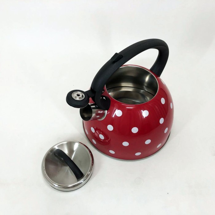 Чайник зі свистком для електроплити, Стильний чайник з нержавіючої сталі зі свистком OP-53