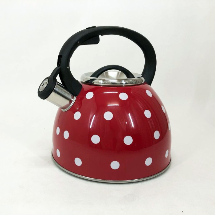Чайник зі свистком для електроплити, Стильний чайник з нержавіючої сталі зі свистком OP-53