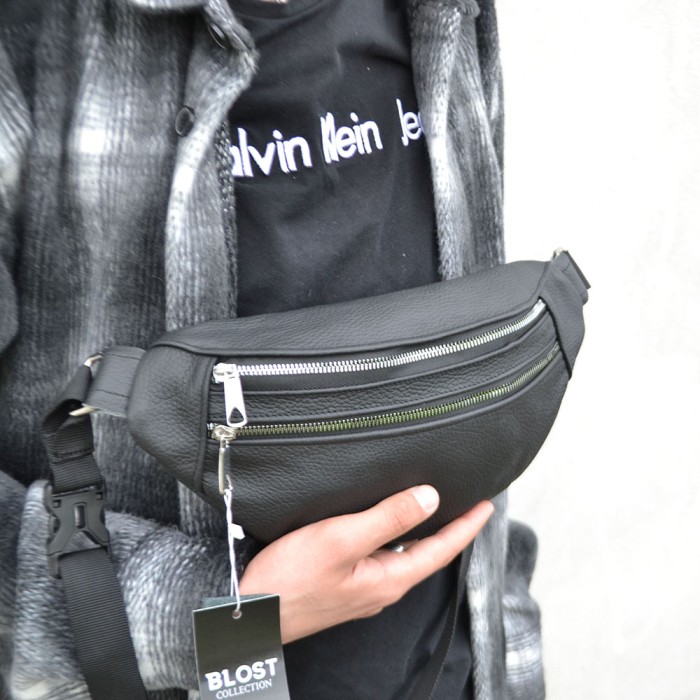 Універсальна сумка бананка, Фірмова чоловіча сумка бананка Чоловіча поясна LD-17