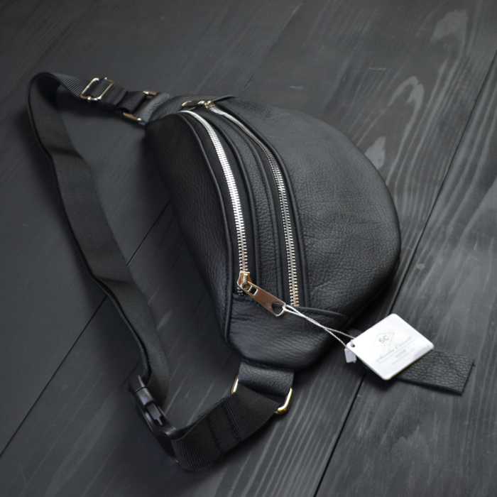 Універсальна сумка бананка, Фірмова чоловіча сумка бананка Чоловіча поясна LD-17