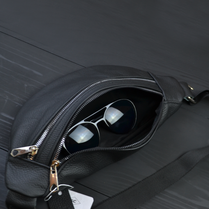 Універсальна сумка бананка, Фірмова чоловіча сумка бананка Чоловіча поясна LD-17