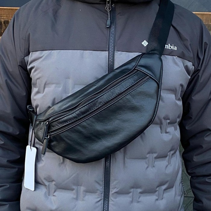 Сумка чоловіча на пояс повсякденна, Сумочка бананка чоловіча Бананка м'яка YX-60