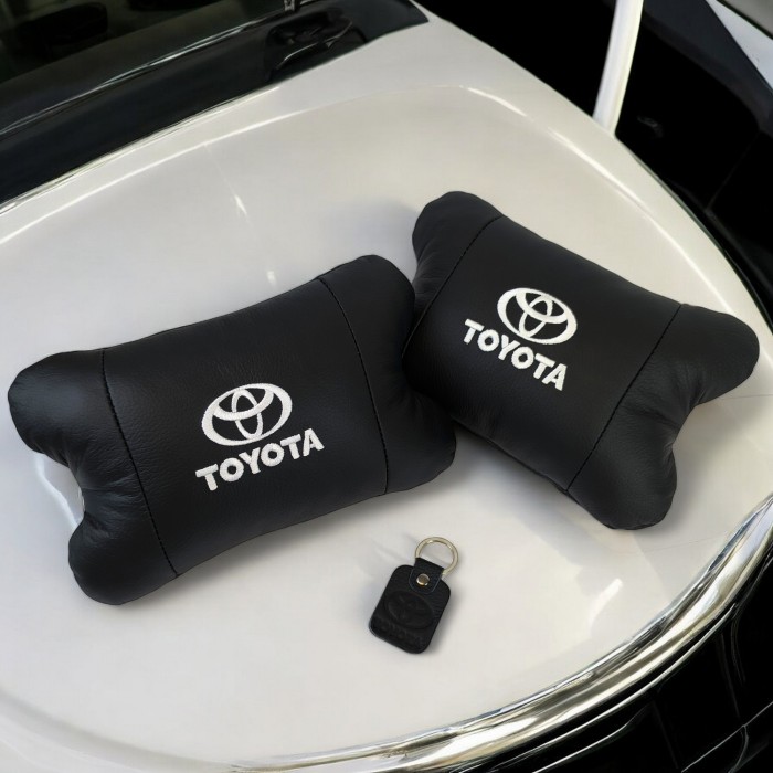 Подушки з логотипом від виробника Toyota, Підголівник-подушка для автомобіля під шию JG-57