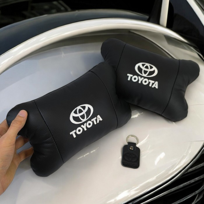 Подушки на підголовник Toyota 2шт , Набір подушок в авто Тойота, Автомобільна ортопедична подушка Тойота