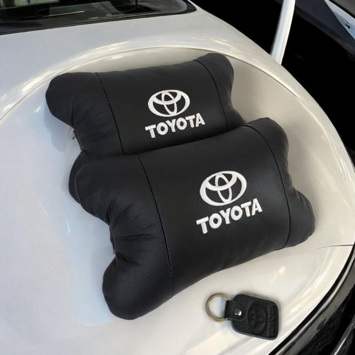 Подушки на підголовник Toyota 2шт , Набір подушок в авто Тойота, Автомобільна ортопедична подушка Тойота