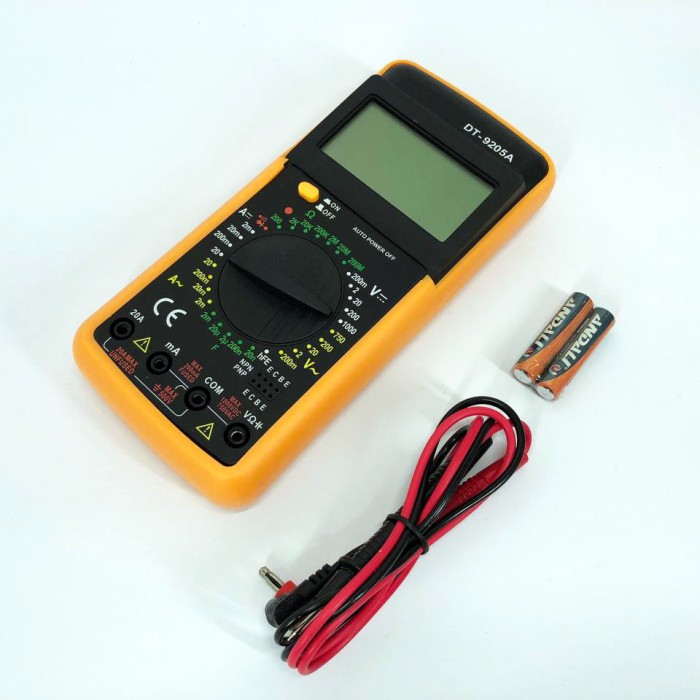 Електричний тестер напруги Digital Multimeter DT9205A, Тестер перевірки напруги електропроводки AR-28