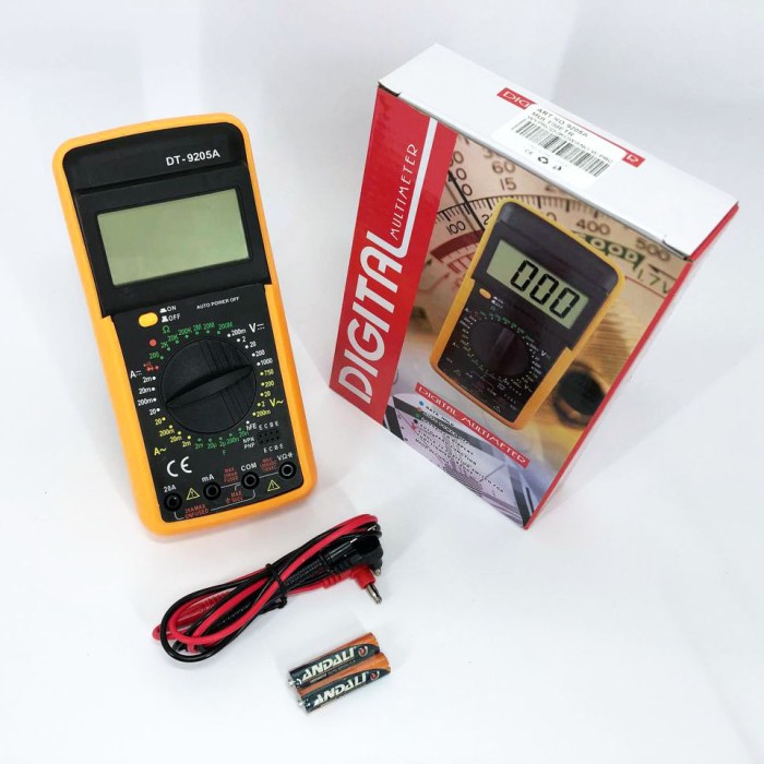 Портативний автомобільний мультиметр Digital Multimeter DT9205A, Мультиметр PZ-437 цифрового типу