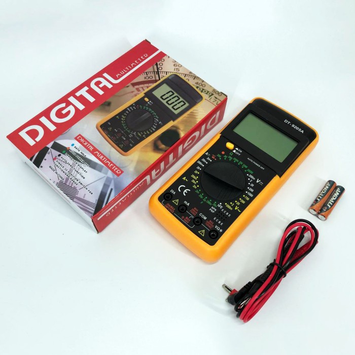 Портативний автомобільний мультиметр Digital Multimeter DT9205A, Мультиметр PZ-437 цифрового типу
