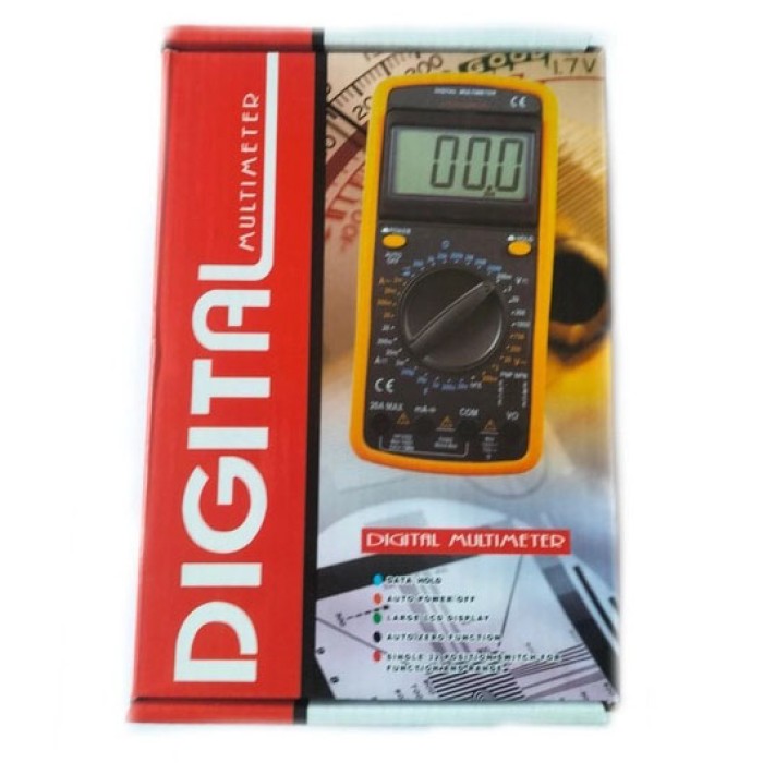Портативний автомобільний мультиметр Digital Multimeter DT9205A, Мультиметр PZ-437 цифрового типу