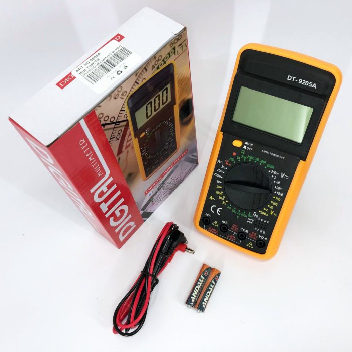 Мультиметр цифровий тестер Digital Multimeter DT9205A зі звуком, для автомобіля, гарний мультиметр
