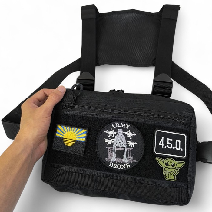 Сумка через плече з військової тканини, Тактичний мессенджер, Якісна сумка-кобура EW-16