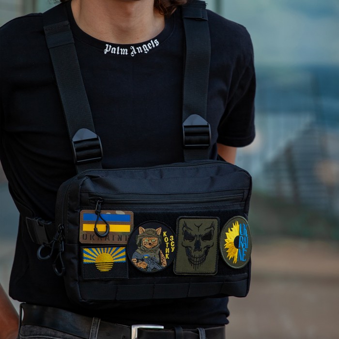 Сумка через плече з військової тканини, Тактичний мессенджер, Якісна сумка-кобура EW-16