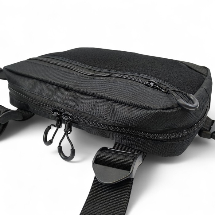 Сумка чоловіча брезентова military, Плечова чоловіча містка сумка Нагрудна розвантаження TR-61