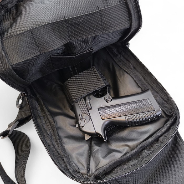 Нагрудна сумка розвантаження, Сумка барсетка кобура чоловіча сумка Практична чоловіча слінг RE-76