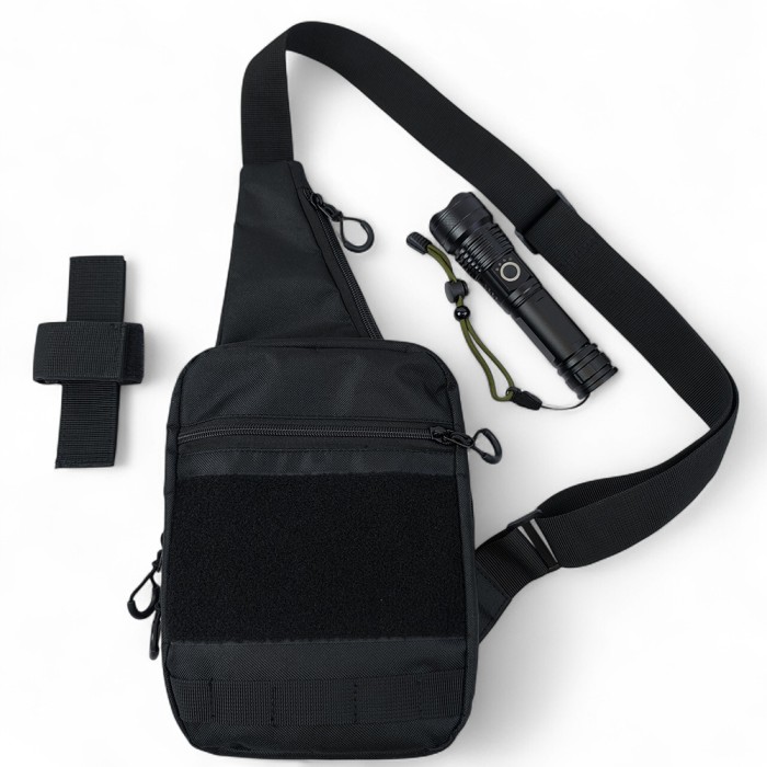 Нагрудна сумка розвантаження, Сумка барсетка кобура чоловіча сумка Практична чоловіча слінг RE-76