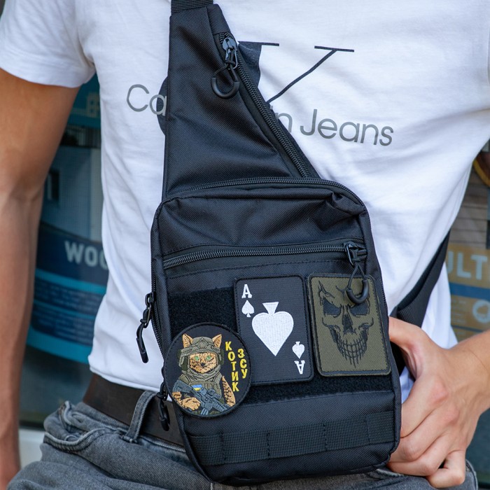 Нагрудна сумка розвантаження, Сумка барсетка кобура чоловіча сумка Практична чоловіча слінг RE-76