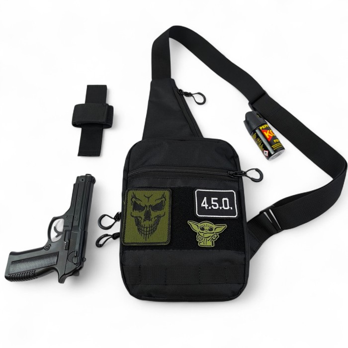 Нагрудна сумка розвантаження, Сумка барсетка кобура чоловіча сумка Практична чоловіча слінг RE-76