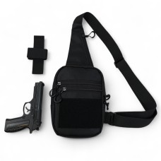 Сумка чоловіча брезентова military, Чоловіча сумка крос-боді тактична з кордури KY-41