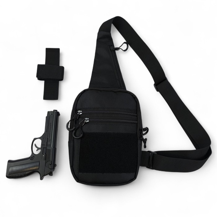 Сумка чоловіча брезентова military, Чоловіча сумка крос-боді тактична з кордури KY-41