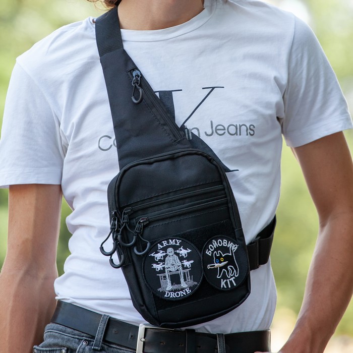 Сумки чоловічі тактичні, Чоловіча сумка планшет з накладним кишенею, Тактичні сумки для міста ZC-67