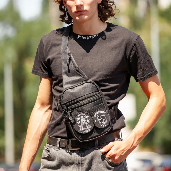 Сумки чоловічі тактичні, Чоловіча сумка планшет з накладним кишенею, Тактичні сумки для міста ZC-67