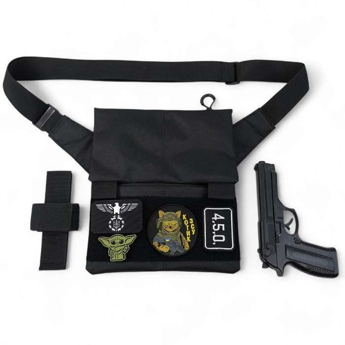 Чоловіча нагрудна сумка універсальна, Чоловіча тактична сумка для перенесення Тактична на груди KF-43