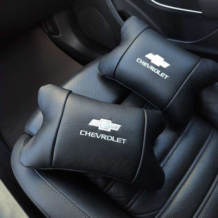 Подушка під шию з логотипом Chevrolet Шевроле, Подушка на авто сидіння, Подушка для OW-903 салону авто