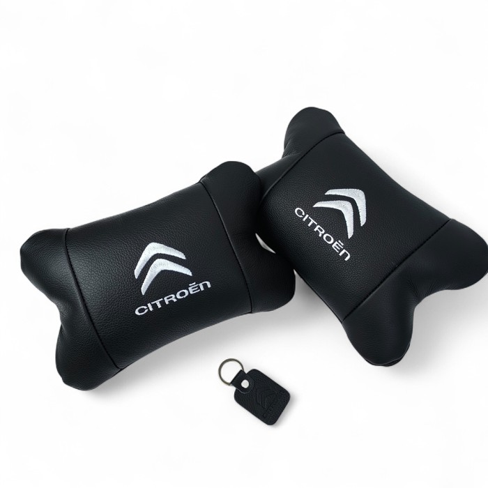 М'яка подушка для подорожей підголівник Citroën, Подушка дорожня для шиї комфорту в авто NB-22