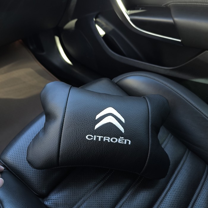 Подушка на авто сидіння Citroën, Подушка підголівник для дороги Автомобільна в подарунок LA-47