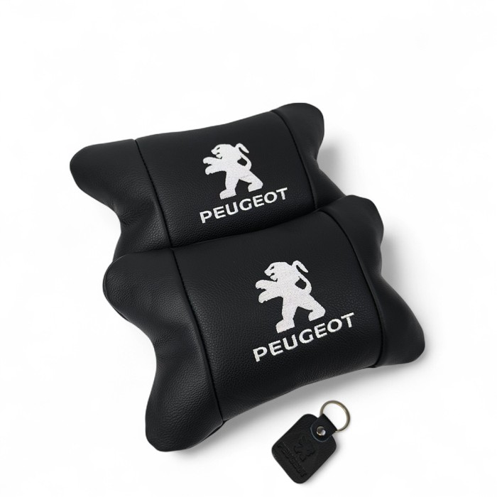 Автомобільна подушка для шиї з лого, Комфортна подушка підголівник для автомобіля GI-56