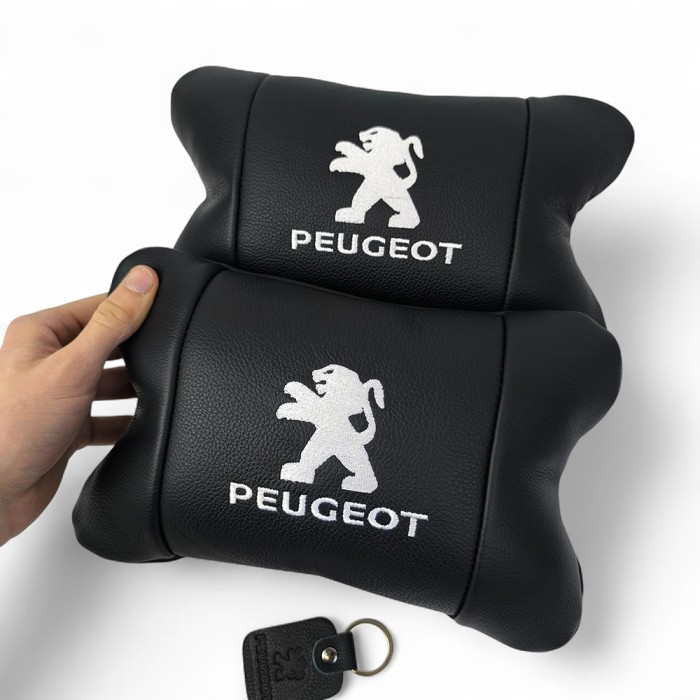 Подушка підголівник метелик Peugeot, Подушка для шиї для водія Подушки підголівників в машину MK-23
