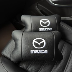 Подушка під шию з логотипом Mazda Мазда, Авто подушки в машину, Подушка для шиї VY-847 для водія