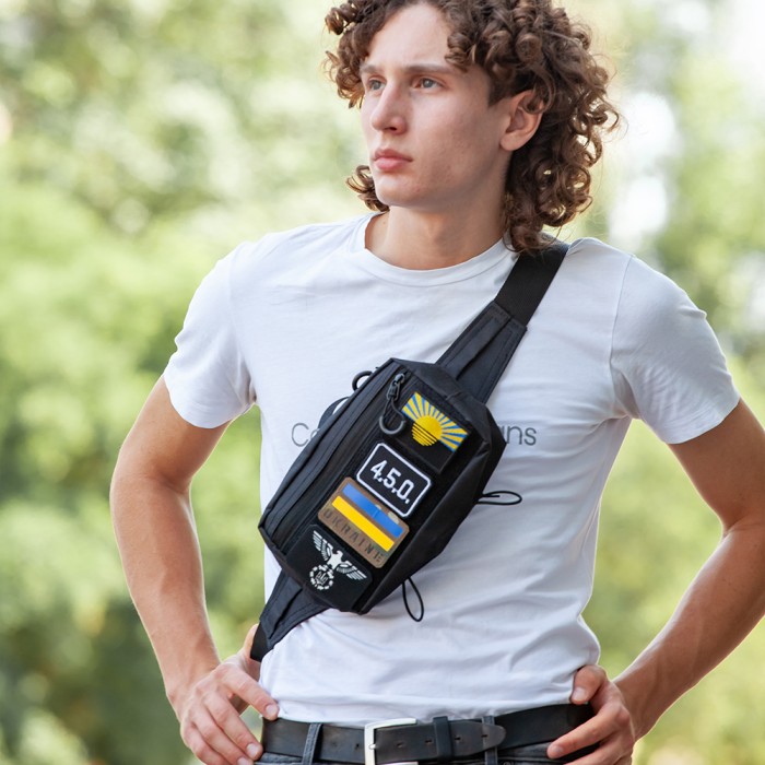 Сумка бананка тактична Cordura | Чоловіча/жіноча | Для спорту, FY-303 міста, туризму