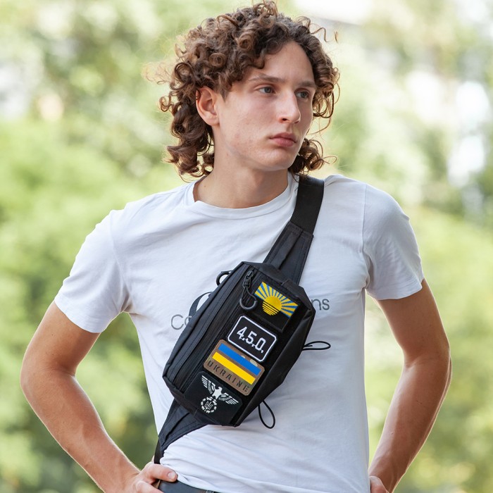 Сумка бананка туристична, Сумочка бананка чоловіча, Сумка-бананка з ремінцем, Сумка-бананка для речей IK-37