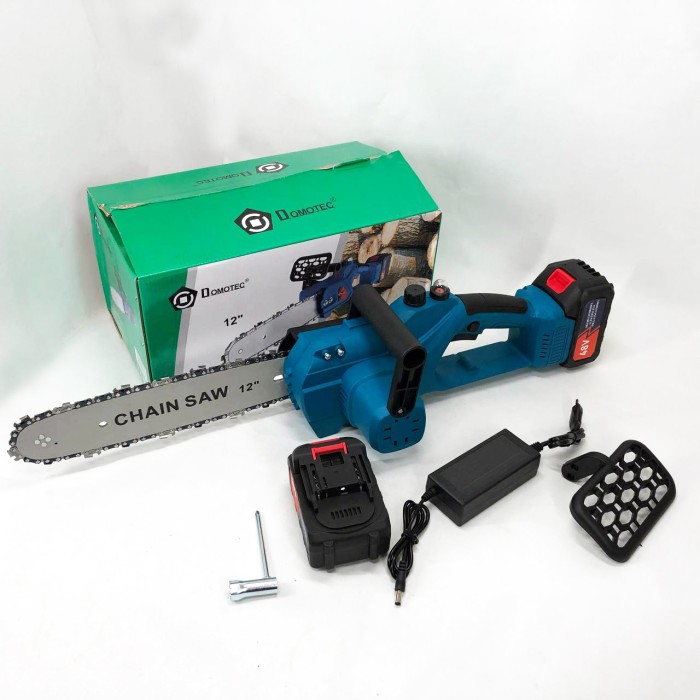 Акумуляторна ланцюгова пила DOMOTEC Chain Saw 12" (30см), Міні-пилка з батареєю, Міні ZY-267 ланцюгова пила