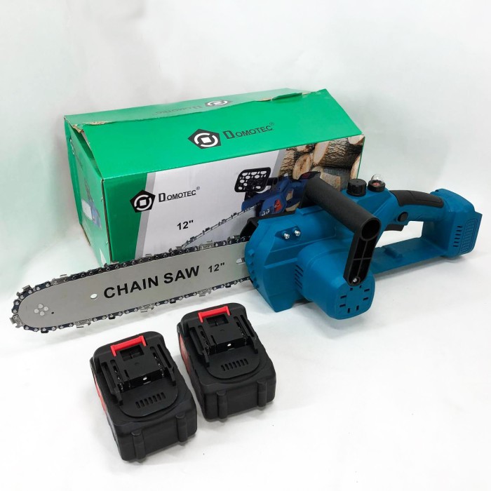 Потужна садова пилка DOMOTEC Chain Saw 12" (30см), Садова акамуляторна пила, Пила обрізна акумуляторна RI-66