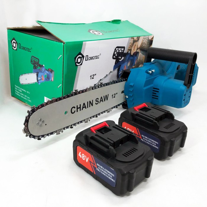 Переносна ланцюгова пила на акумуляторі DOMOTEC Chain Saw 12" (30см), Ручна ланцюгова пила UN-914 для дерева