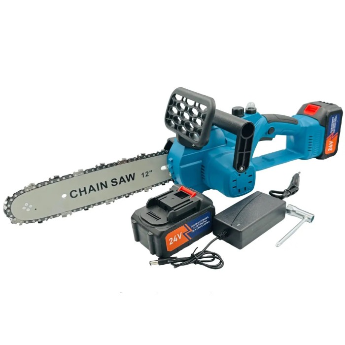 Переносна ланцюгова пила на акумуляторі DOMOTEC Chain Saw 12" (30см), Ручна ланцюгова пила UN-914 для дерева