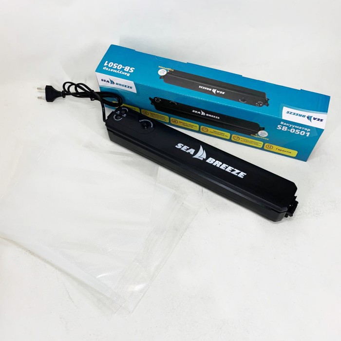 Кухонний запаювач для продуктів SeaBreeze SB-0501, Домашній запаювач пакетів, Апарат для вакуумування ML-41