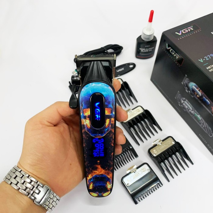 Тример для стрижки волосся потужний, Тример бездротовий, Миюча машинка для стрижки XL-92