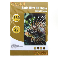 Фотопапір (фотографічний папір) Crystal сатин A4 260 г/м²