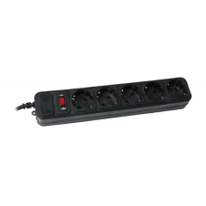Мережевий фільтр (подовжувач) Maxxter SPM5-G-10B 5 розеток, 3 м