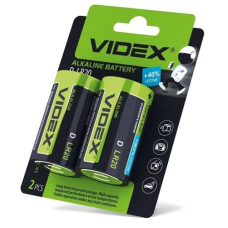 Батарейка D (лужний елемент) Videx LR20, 2 шт, 1,5 В
