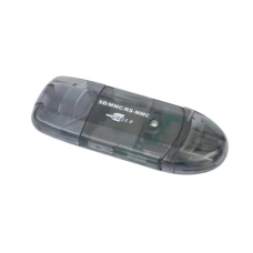 Кардридер USB (зчитувач карт пам’яті) Gembird FD2-SD-1 чорний для SD